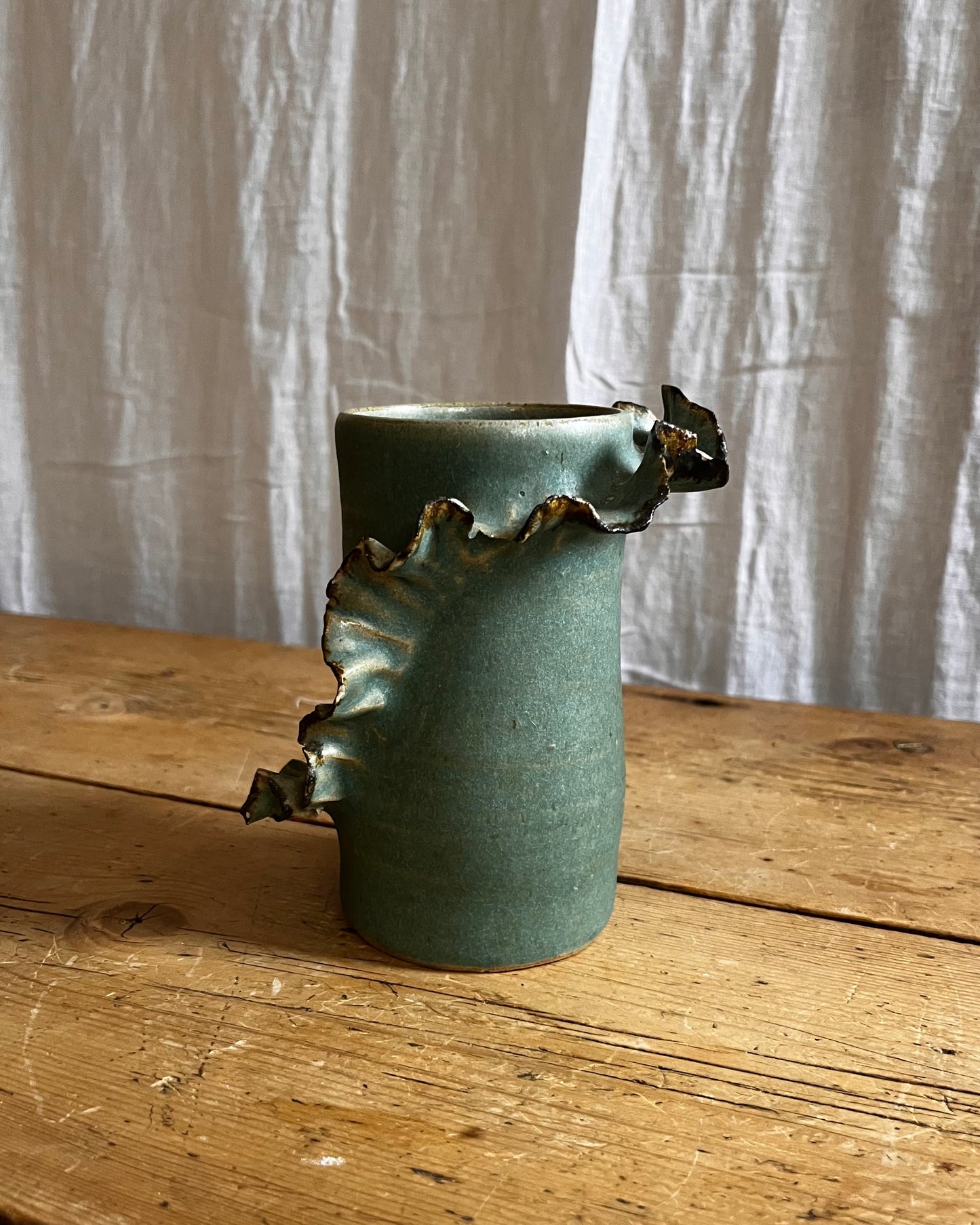 Vintage Frilly Vase