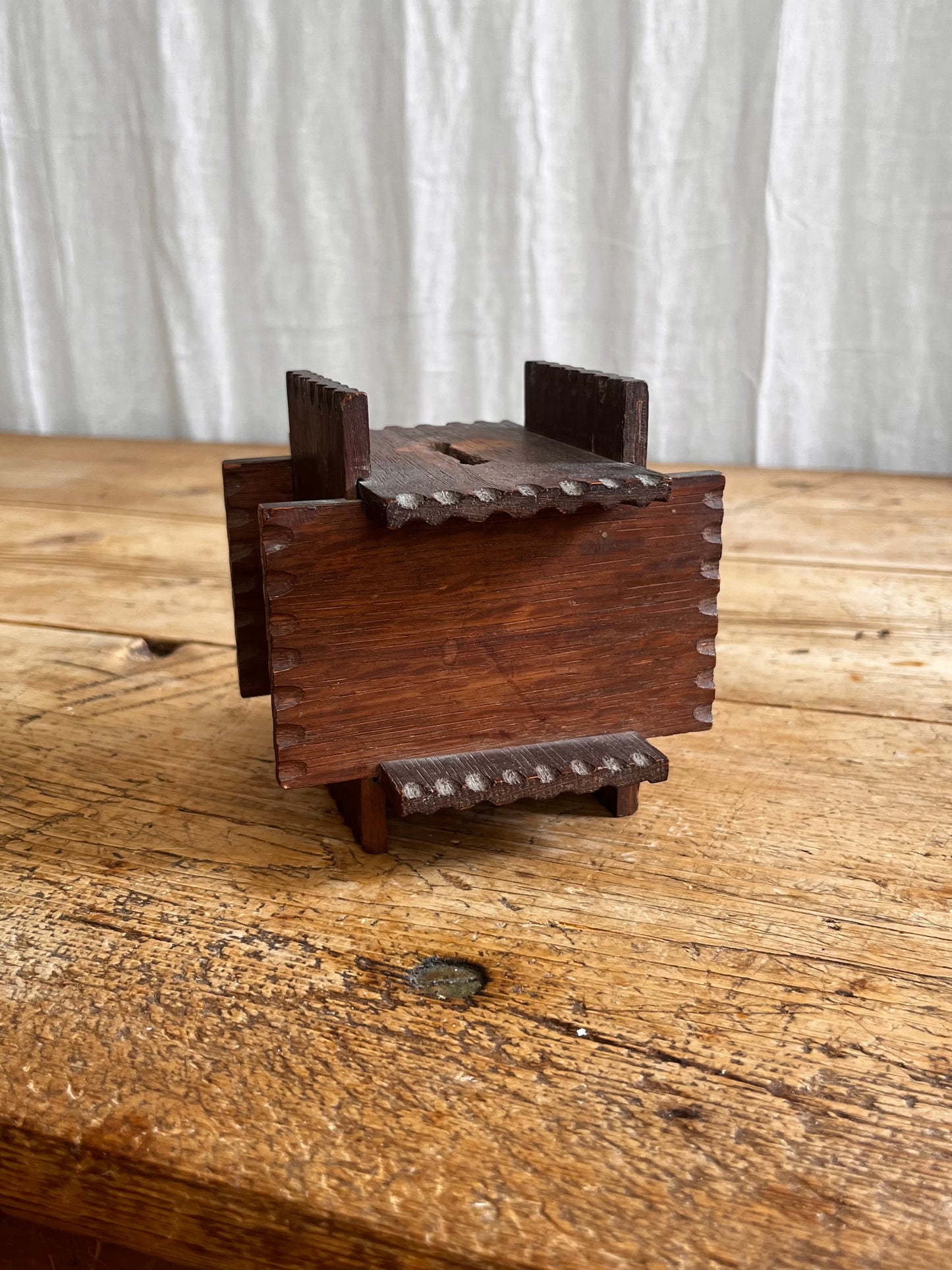 Victorian Tramp Art Money Box
