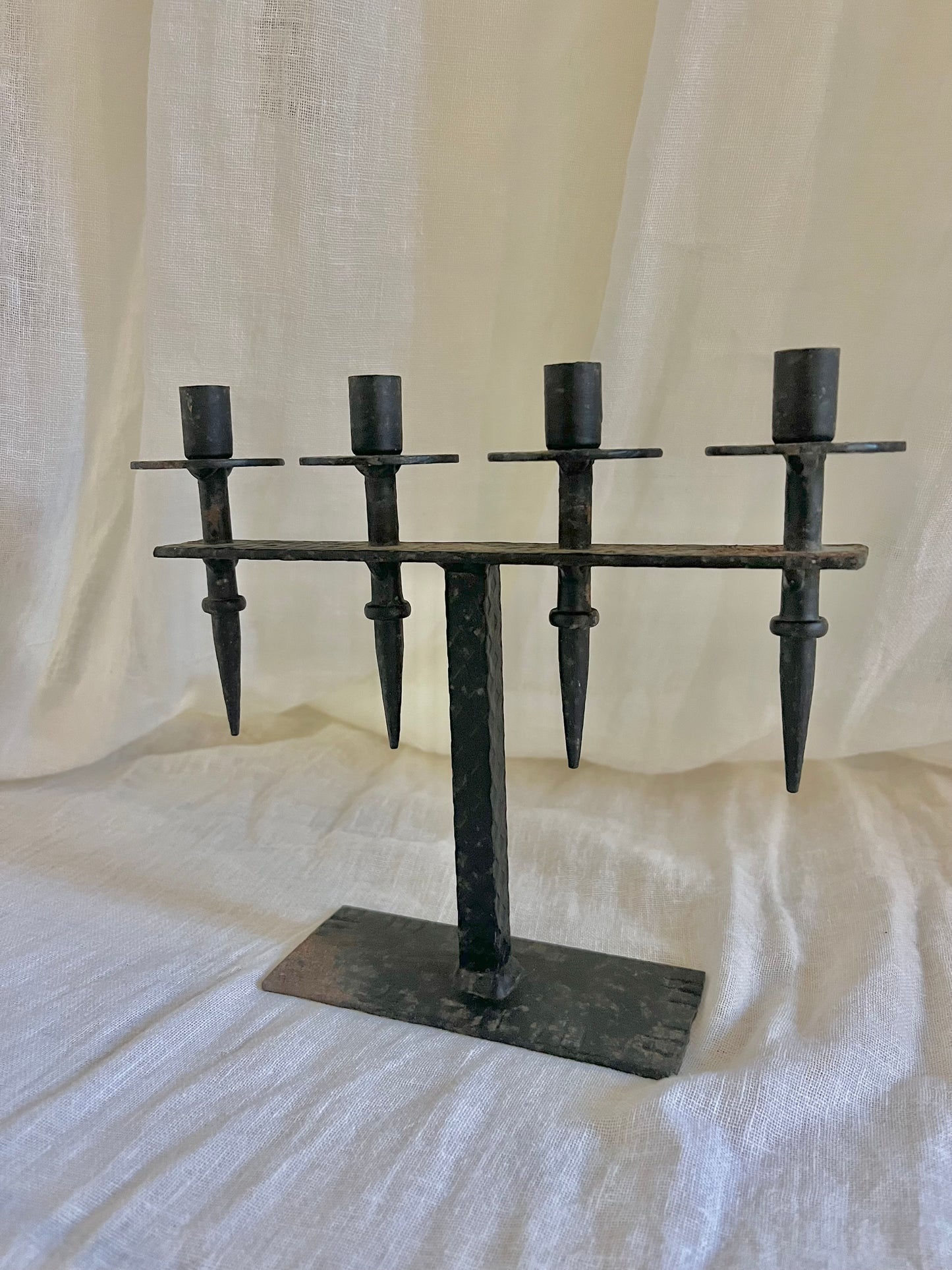 Swedish Brutalist Candelabra c1940