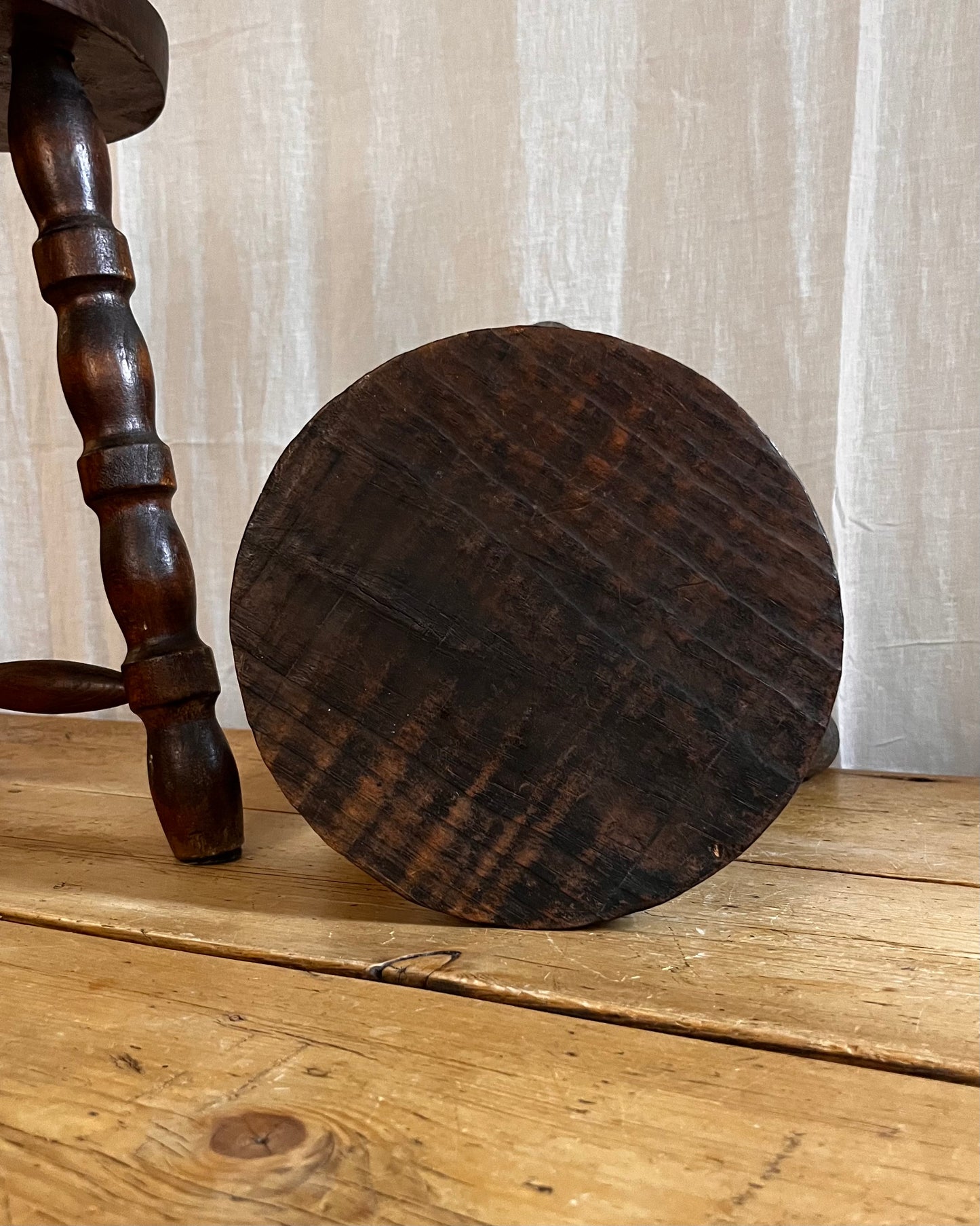 Brutalist Tripod Stool