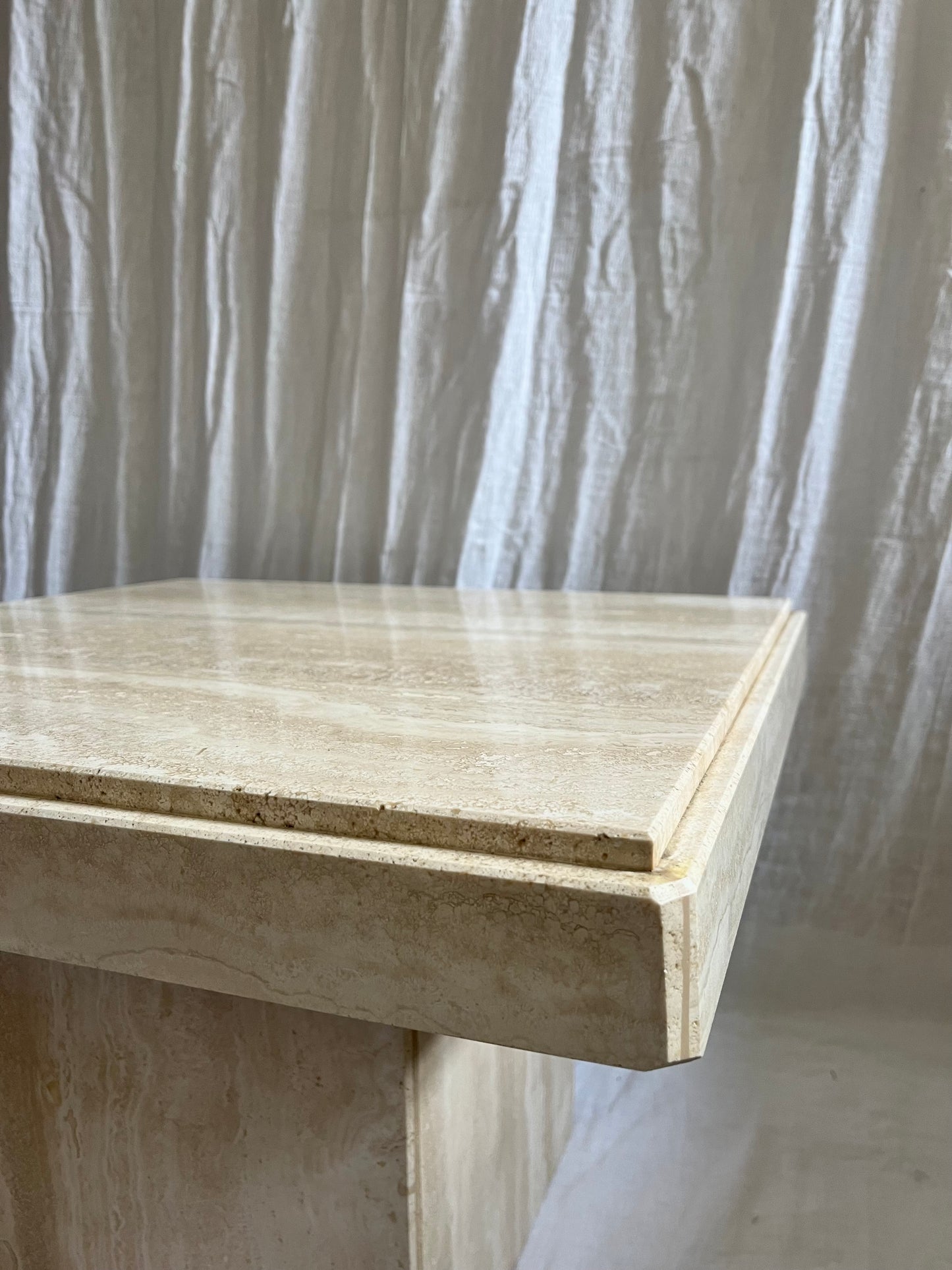 Italian Travertine Coffee Table