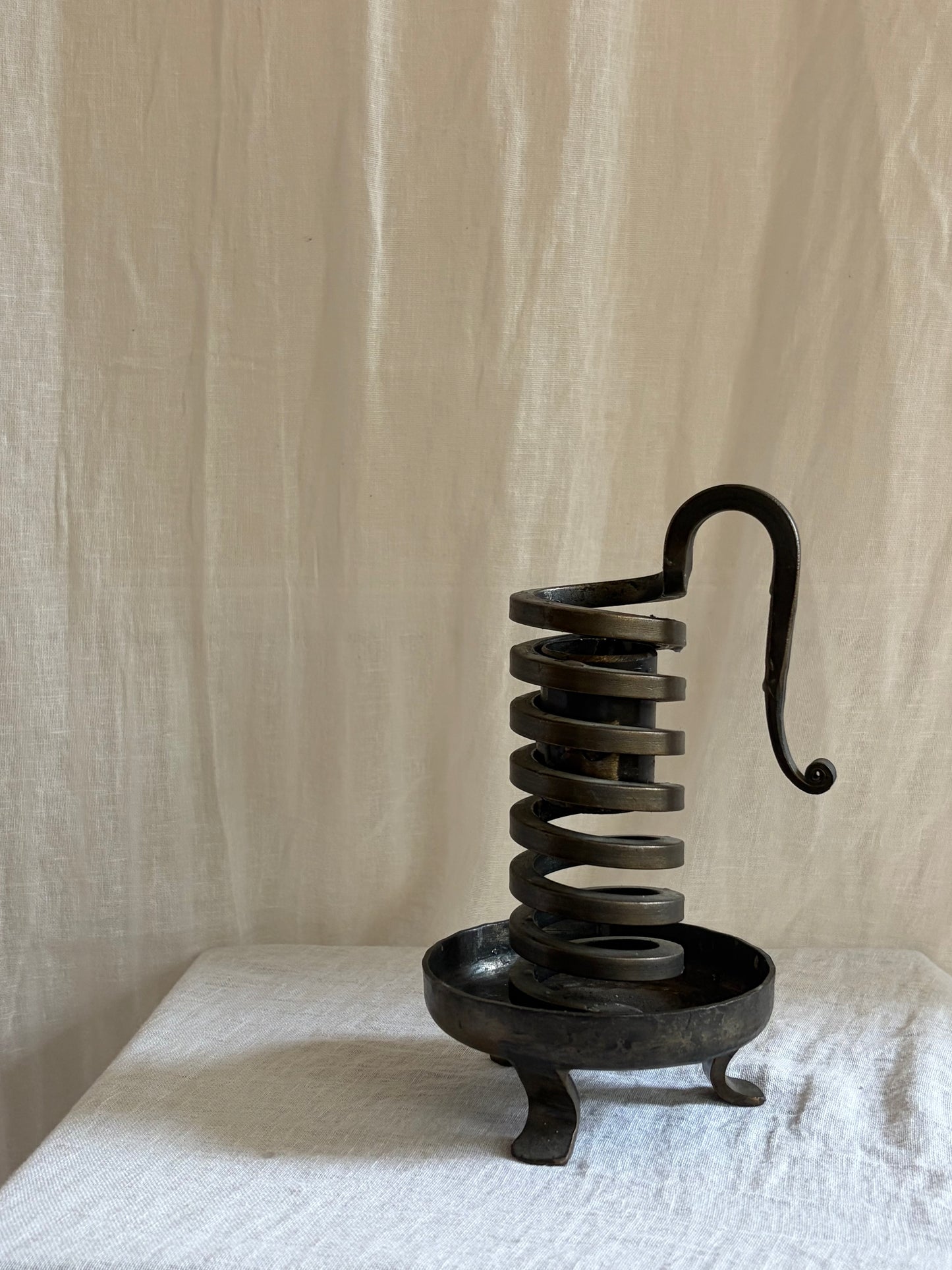 Large ‘Rat De Cave’ Wind Up Candle Holder