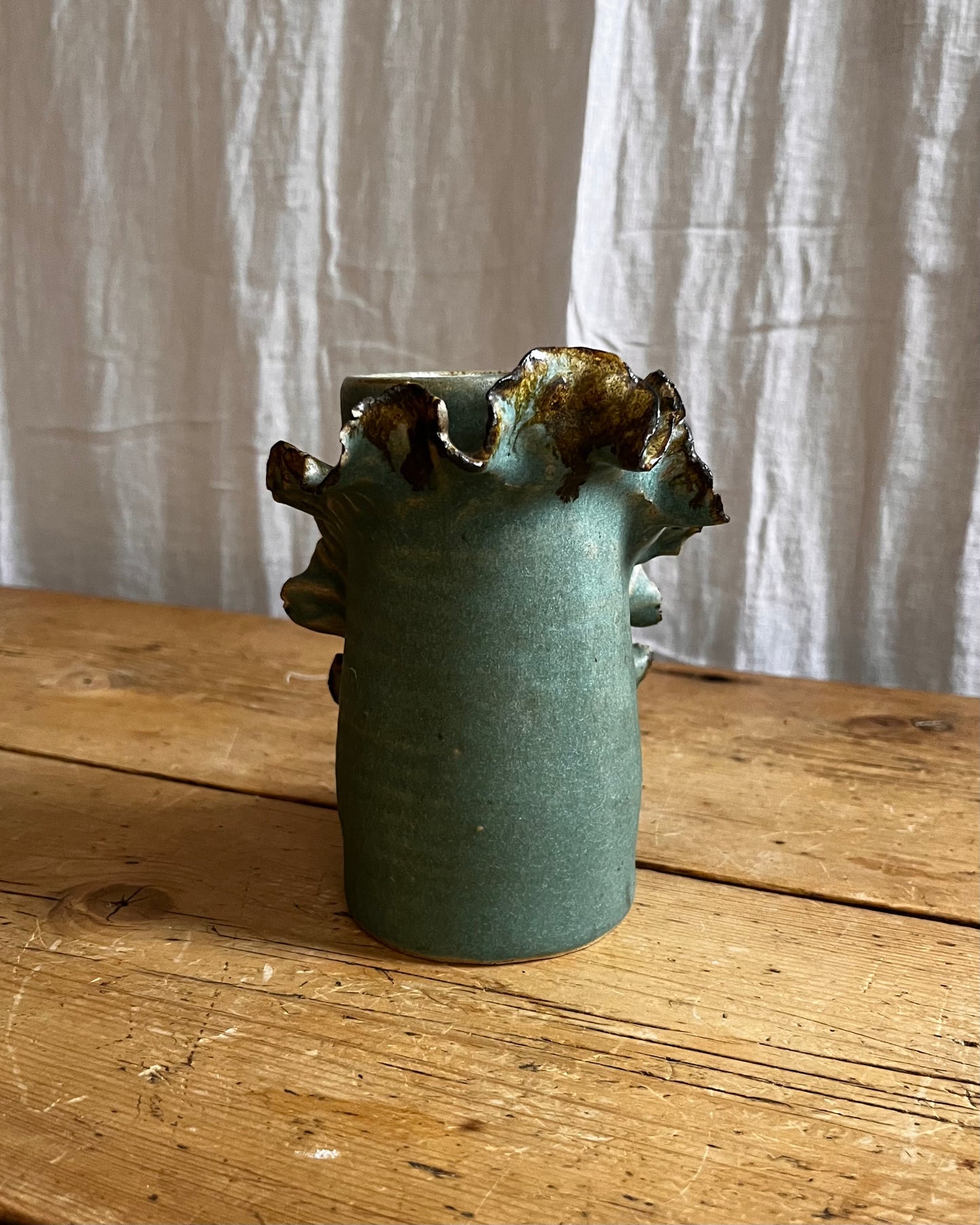 Vintage Frilly Vase