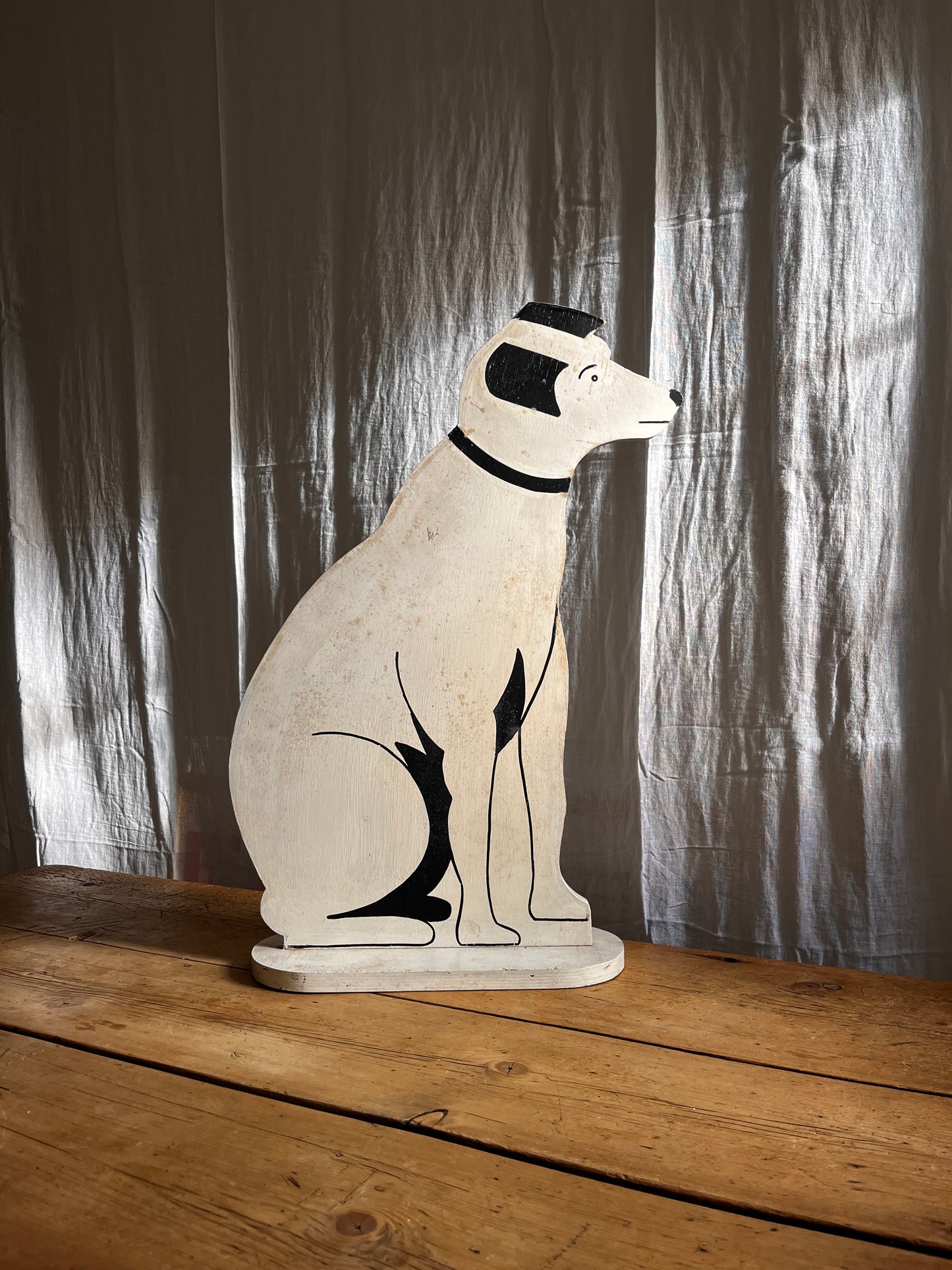 “His Master’s Voice” Folk Art Door Stop