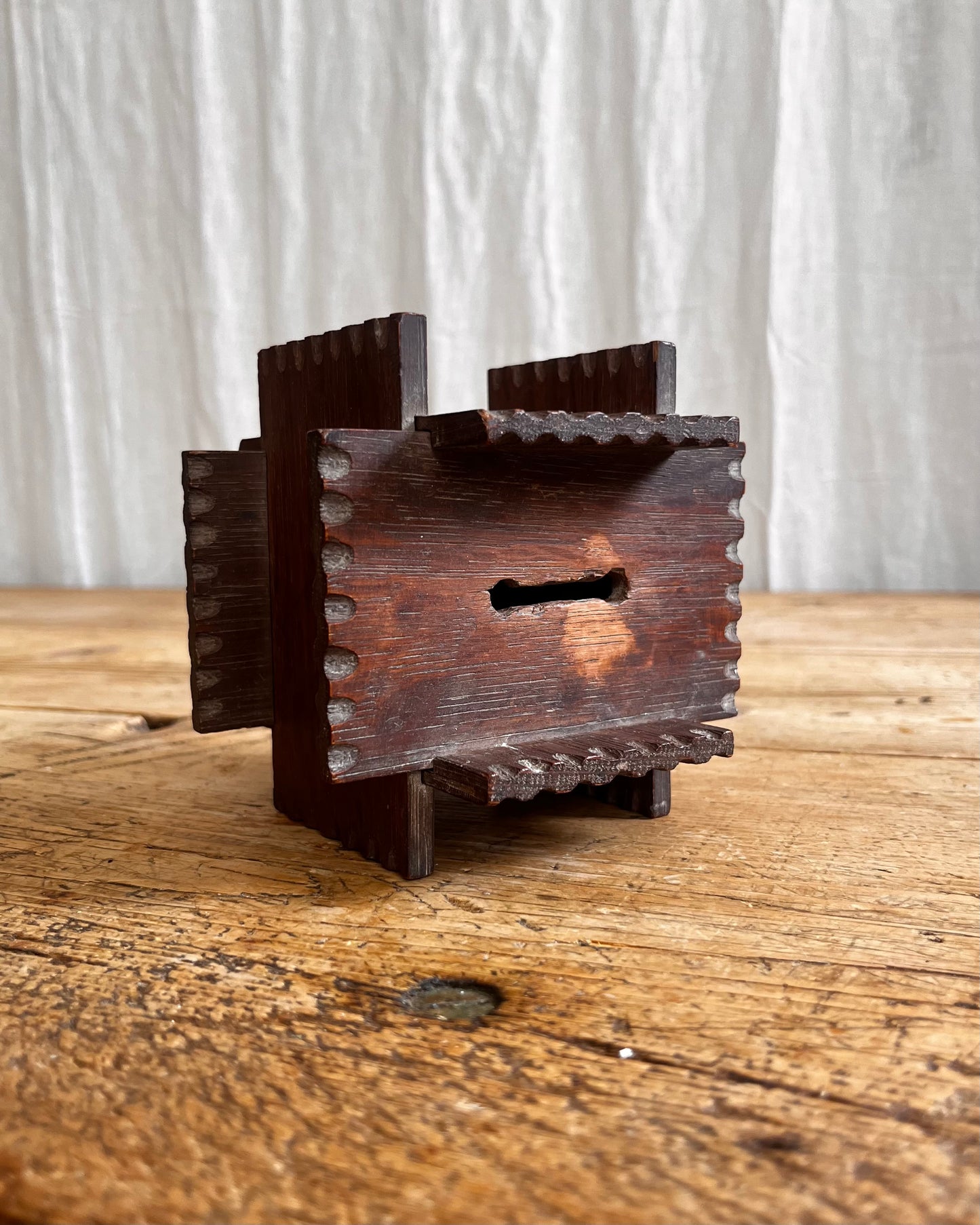 Victorian Tramp Art Money Box