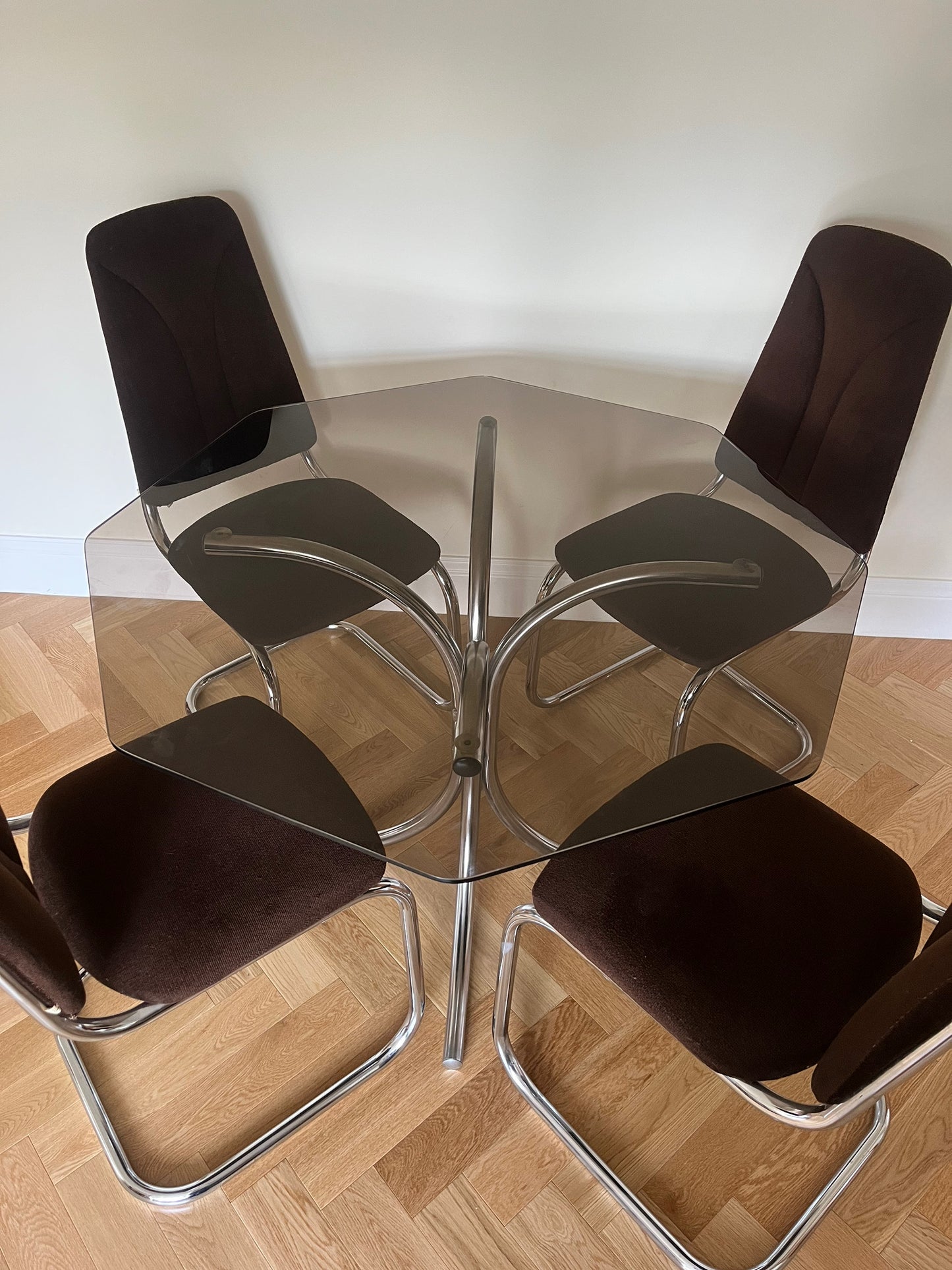1970’s Glass Dining Table