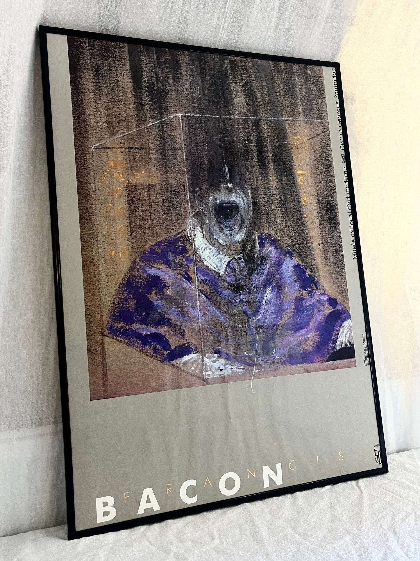 Francis Bacon Exhibition Poster c1988