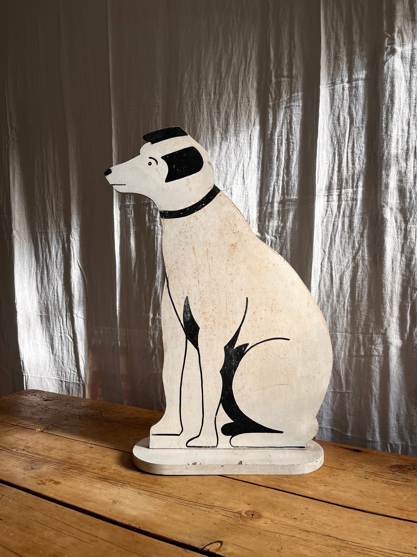 “His Master’s Voice” Folk Art Door Stop