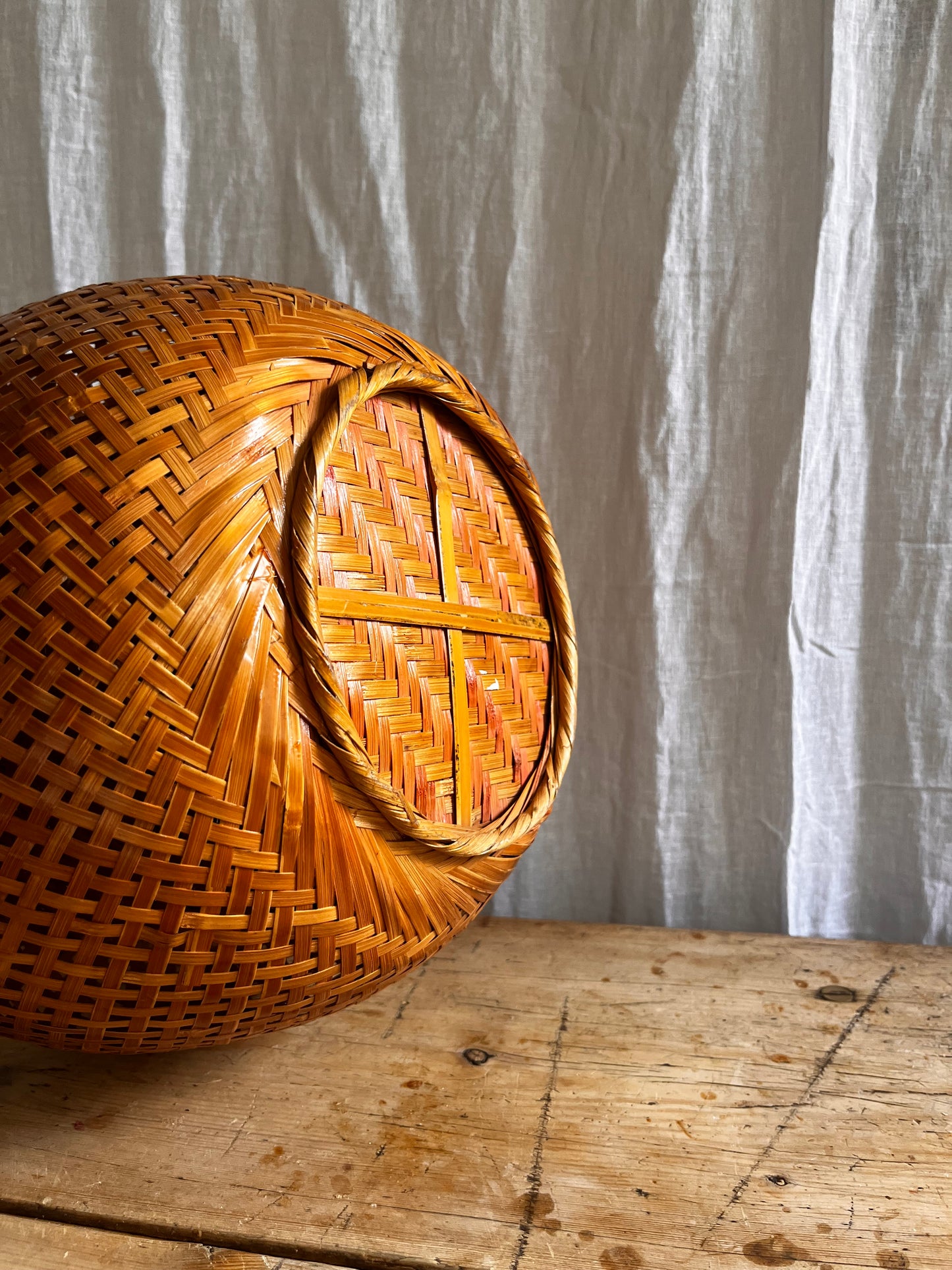 Vintage Hand Woven ‘Ikebana’ Basket