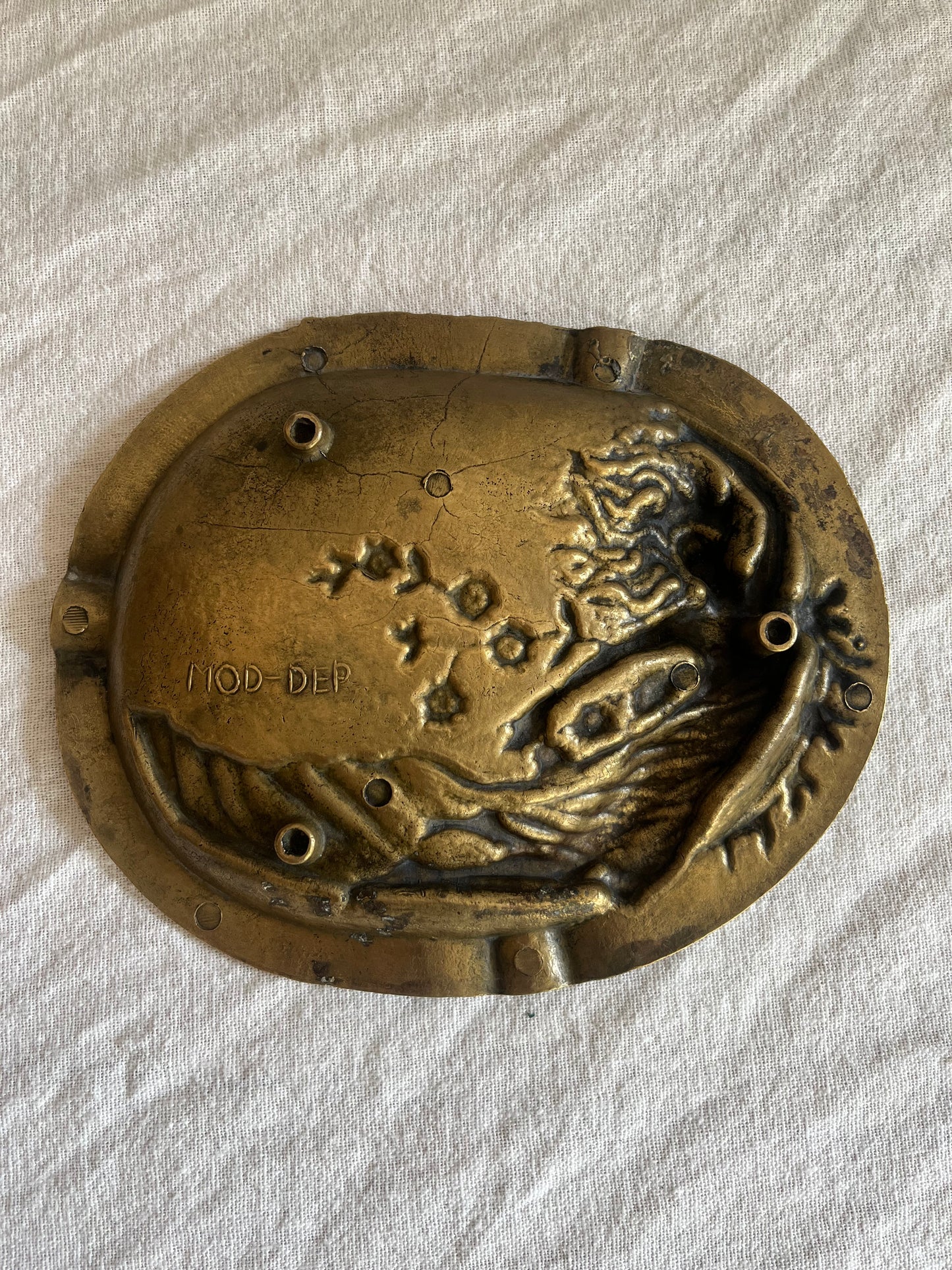 Art Nouveau Bronze Tray