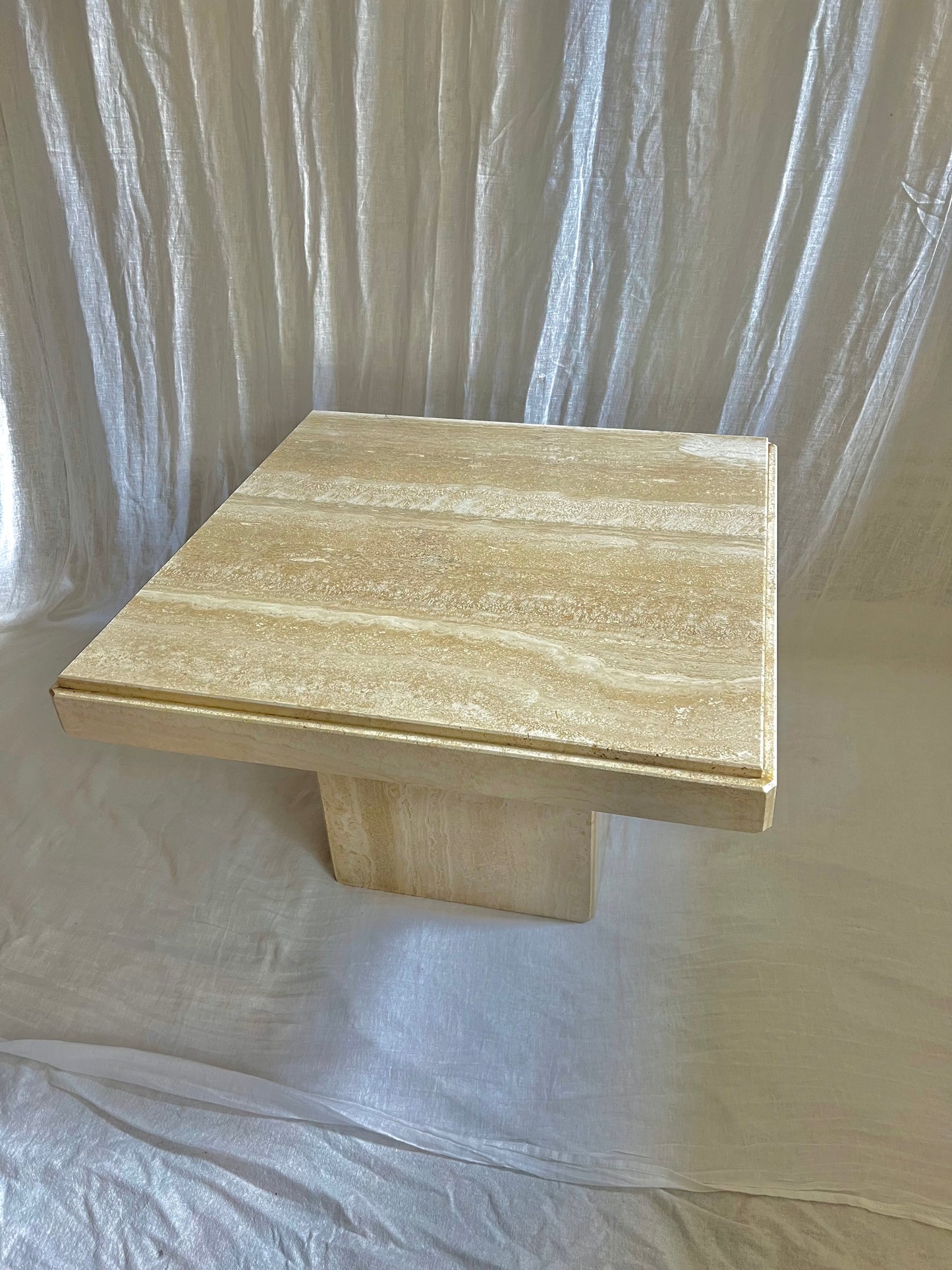 Italian Travertine Coffee Table