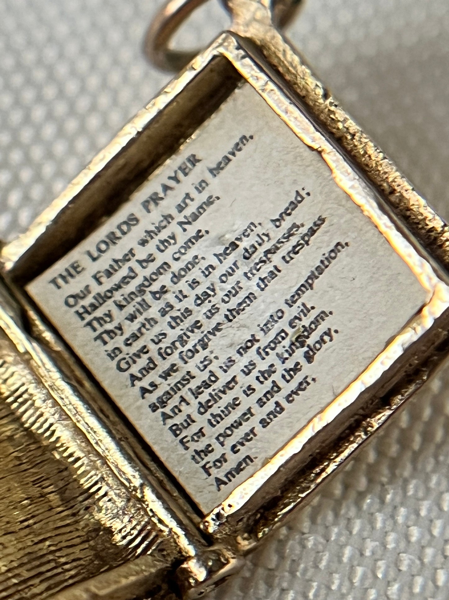 Vintage Holy Bible Pendant