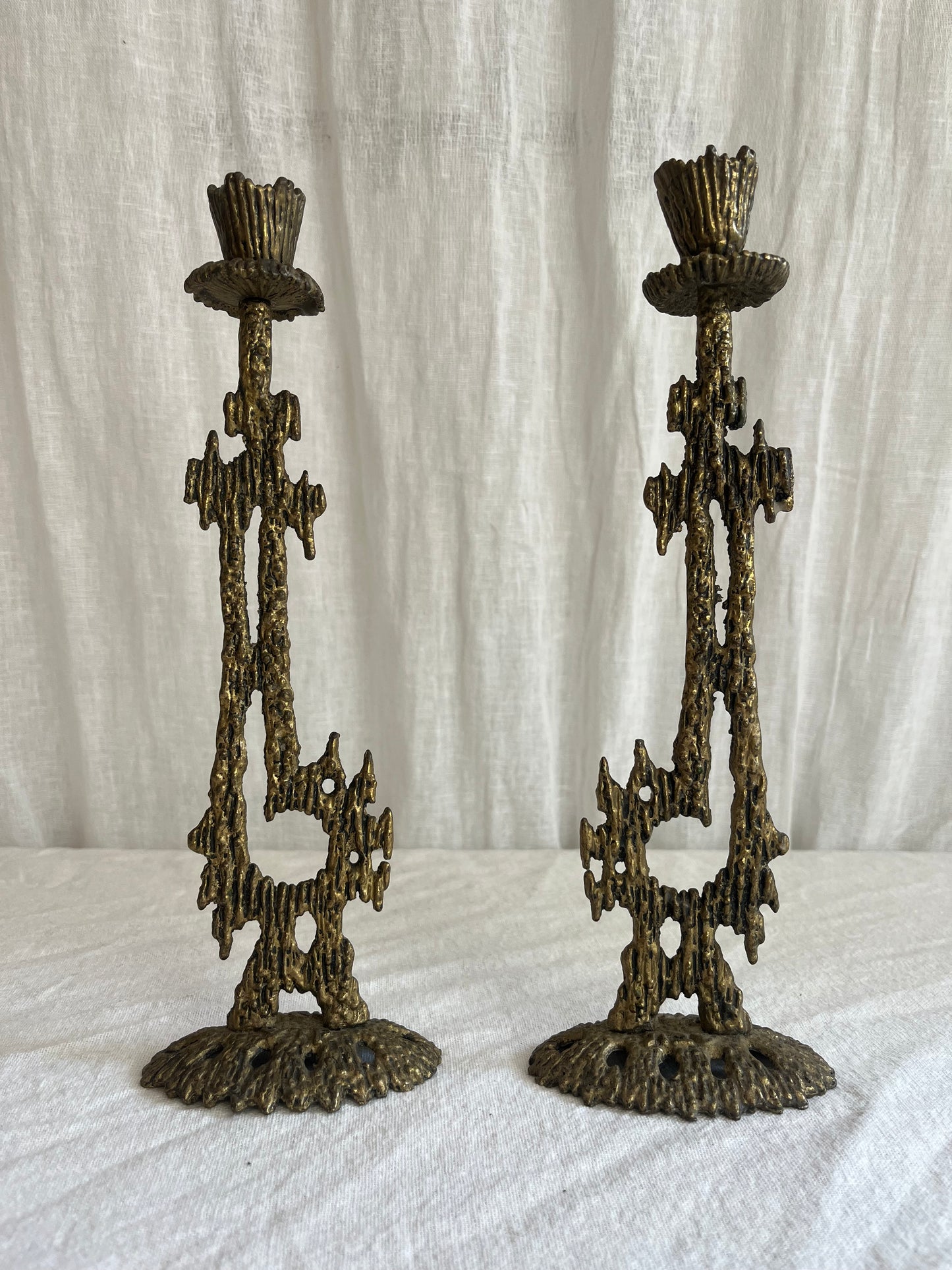 Wainberg Brutalist Candle Holders
