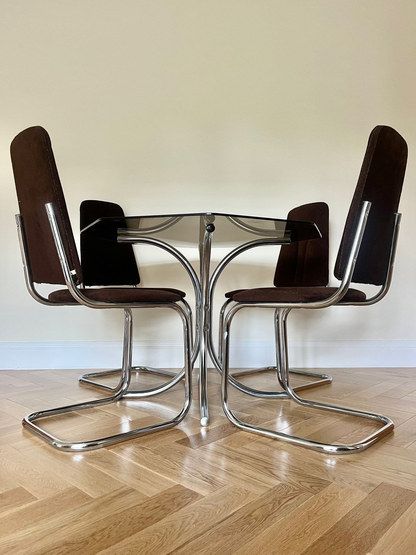 1970’s Glass Dining Table