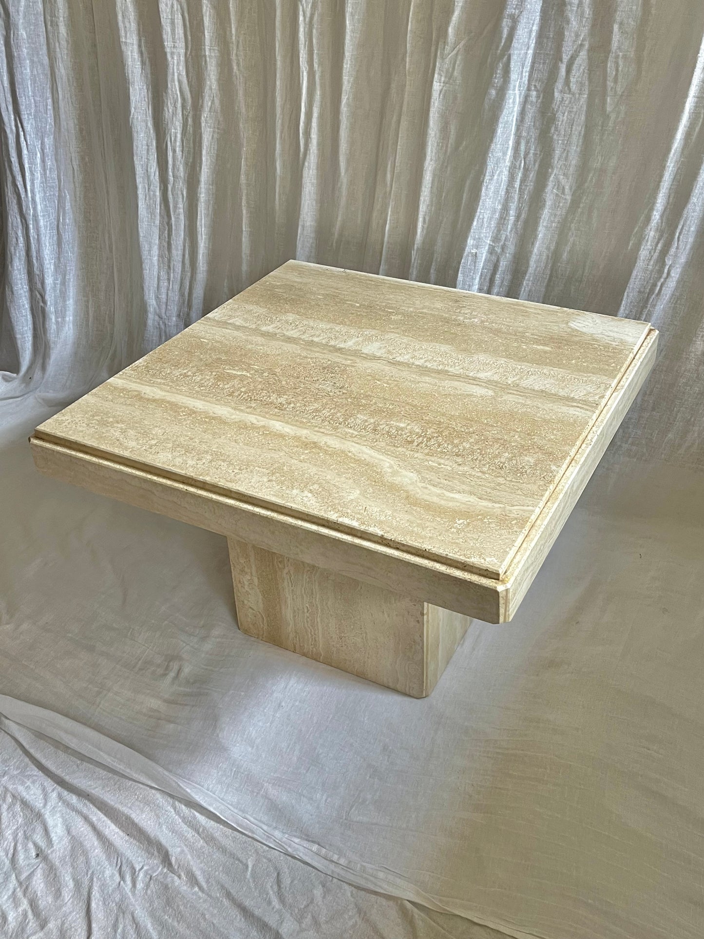 Italian Travertine Coffee Table