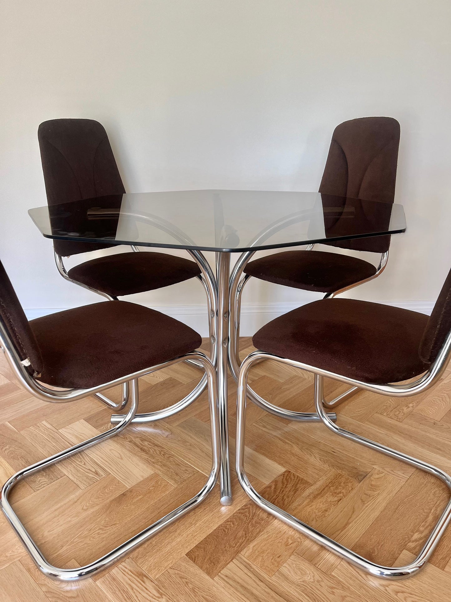 1970’s Glass Dining Table