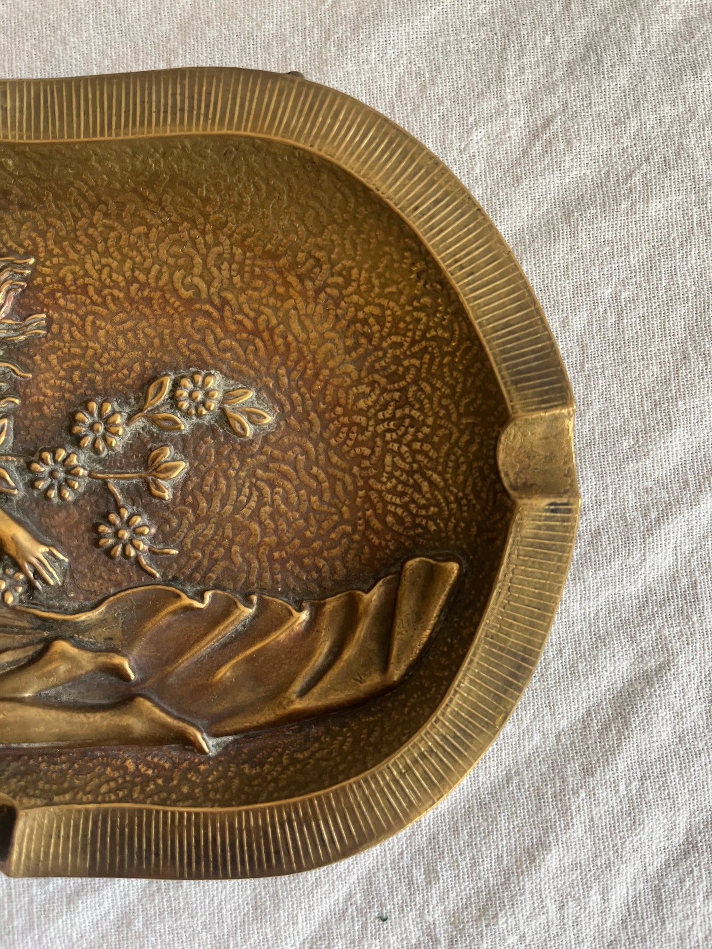 Art Nouveau Bronze Tray