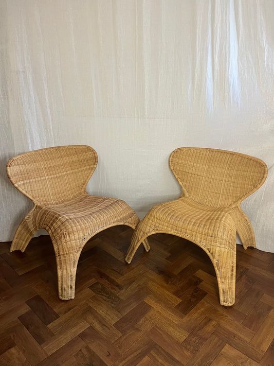 Scandinavian Rattan Chairs