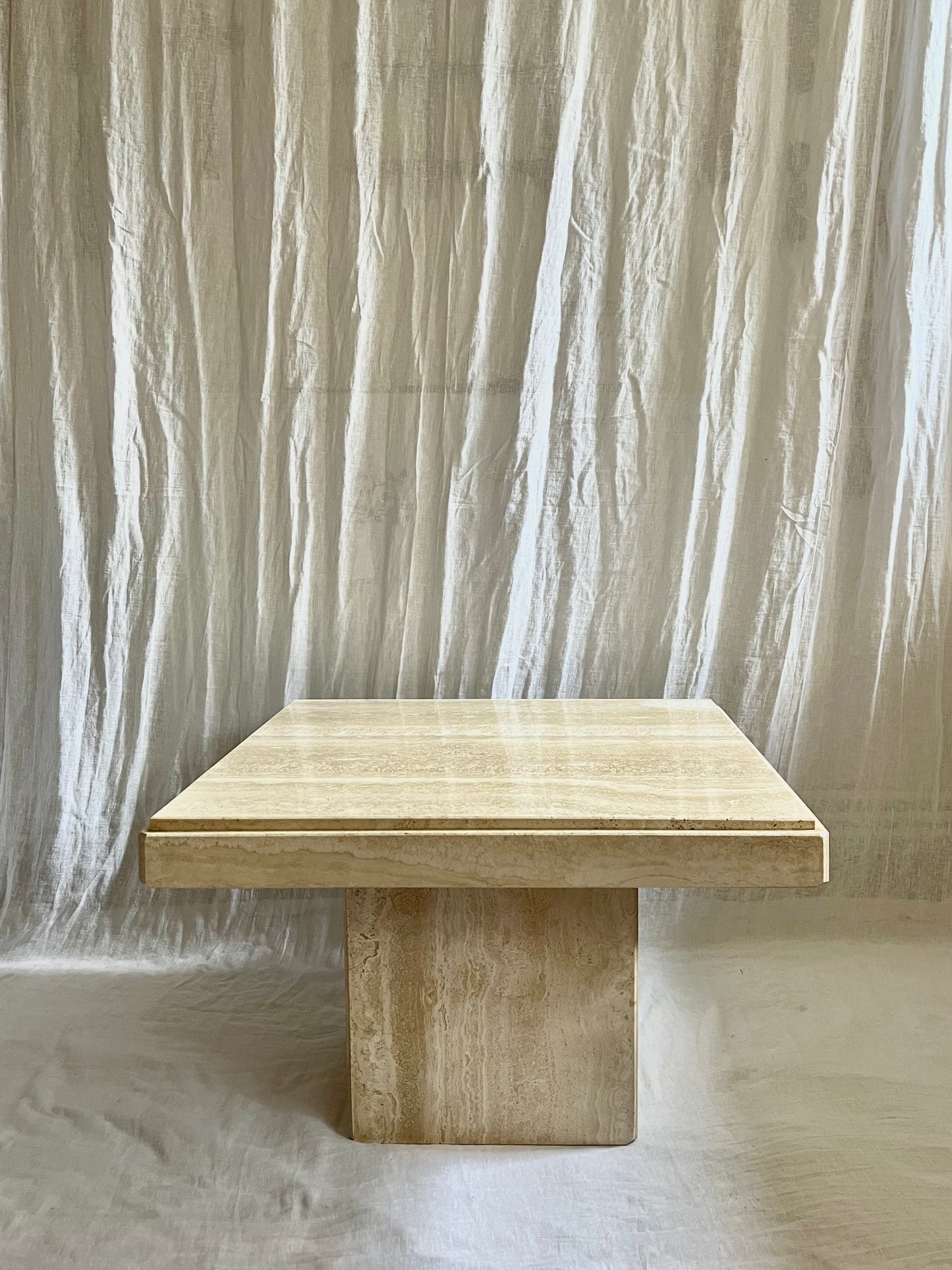 Italian Travertine Coffee Table
