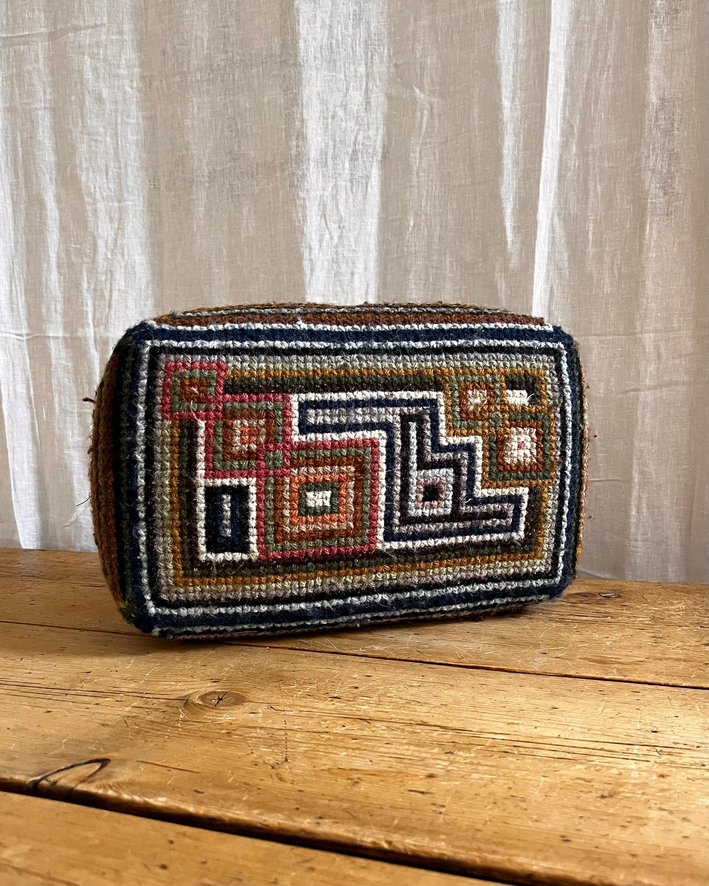 Folk Art Prayer Cushion