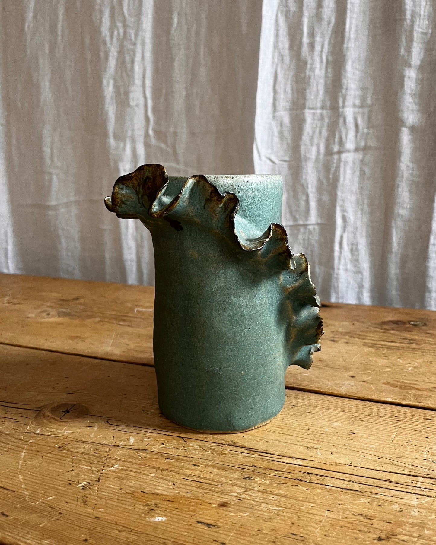 Vintage Frilly Vase
