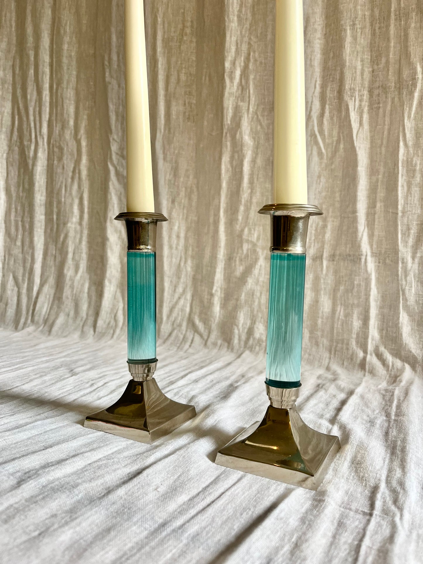Art Deco Candle Holders