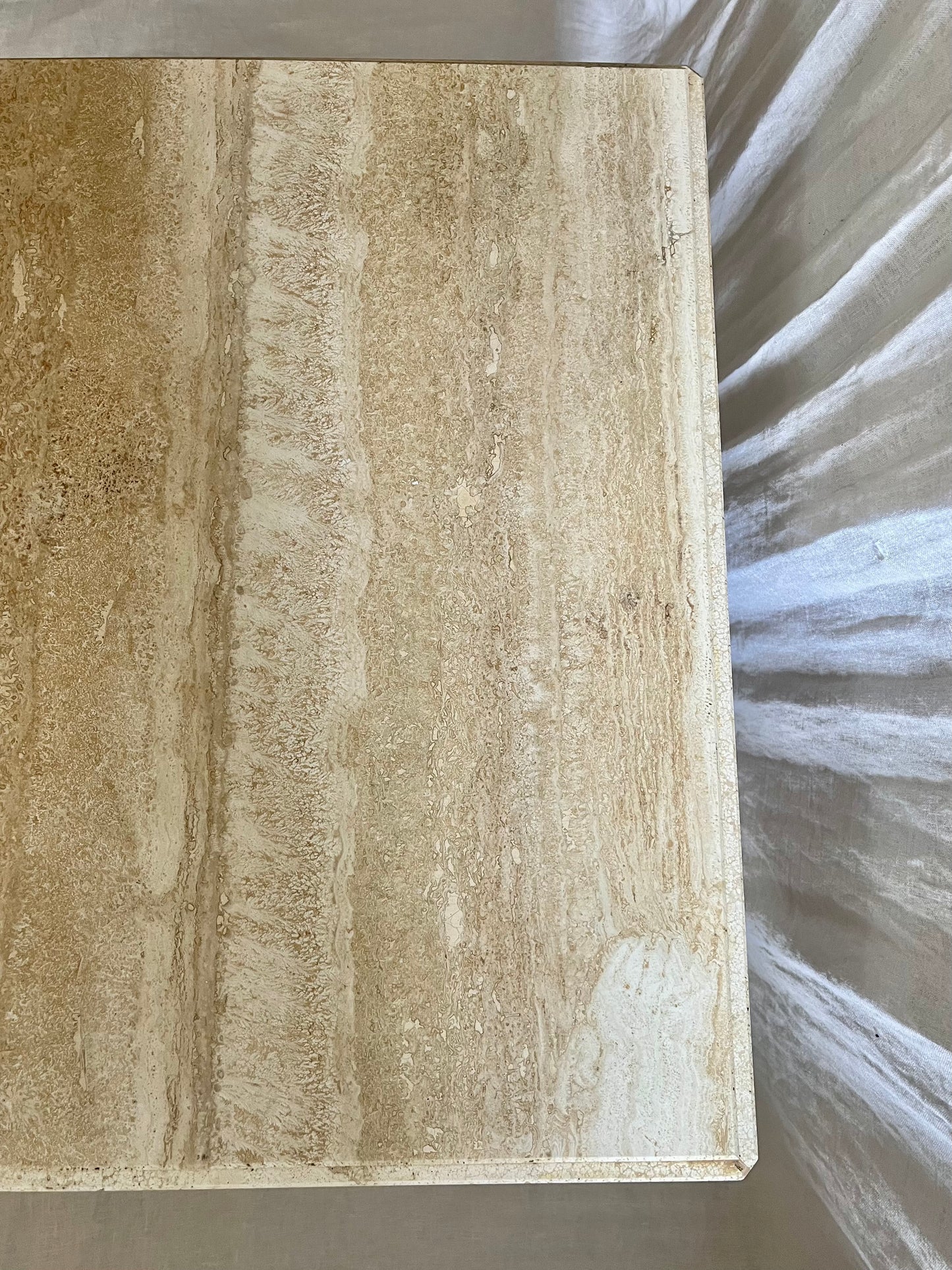 Italian Travertine Coffee Table
