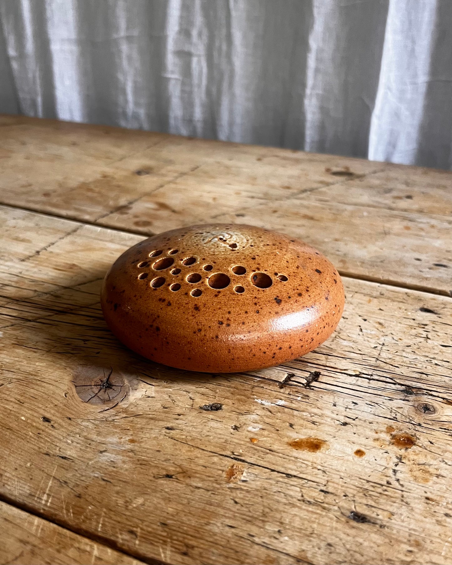 Small Pebble Bud Vase signed “F. Soleil”