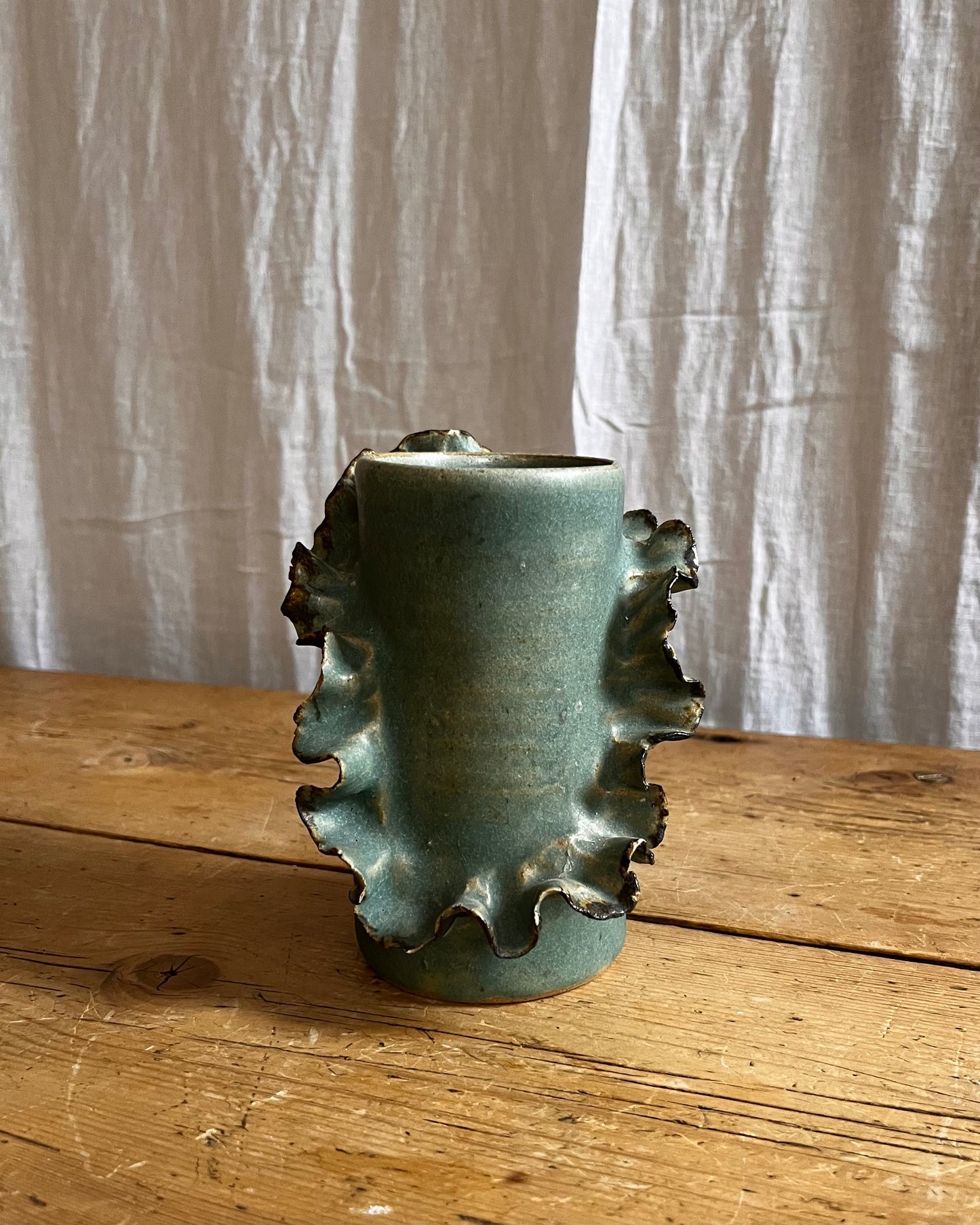 Vintage Frilly Vase