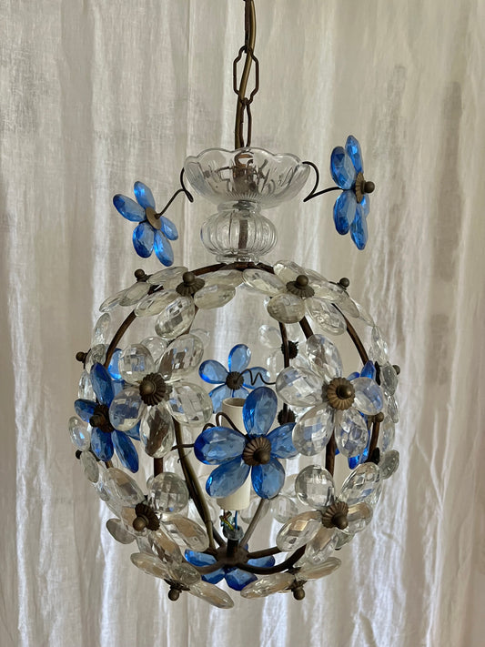 Maison Bagués Style Flower Chandelier c1970
