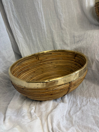 Large Italian Pencil Reed Bowl