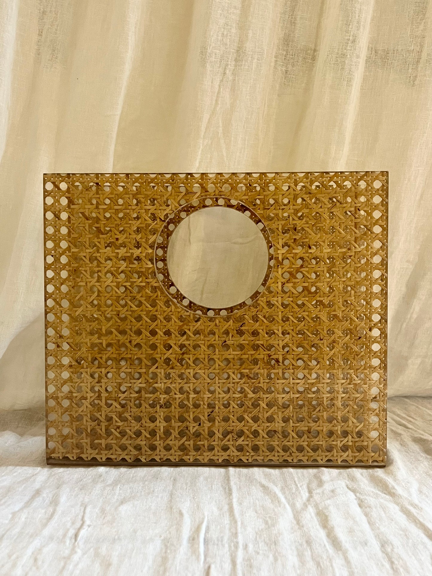 Lucite Magazine Rack Attributed To Christian Dior