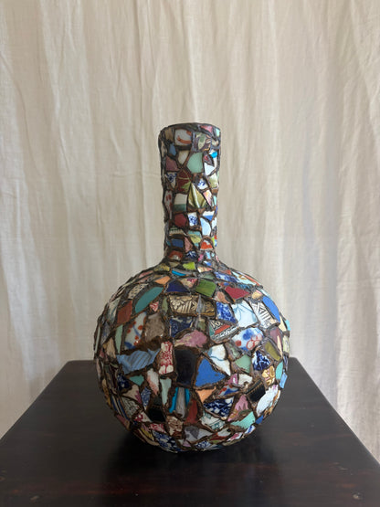 Early 20th C ‘Pique Assiette’ Vase