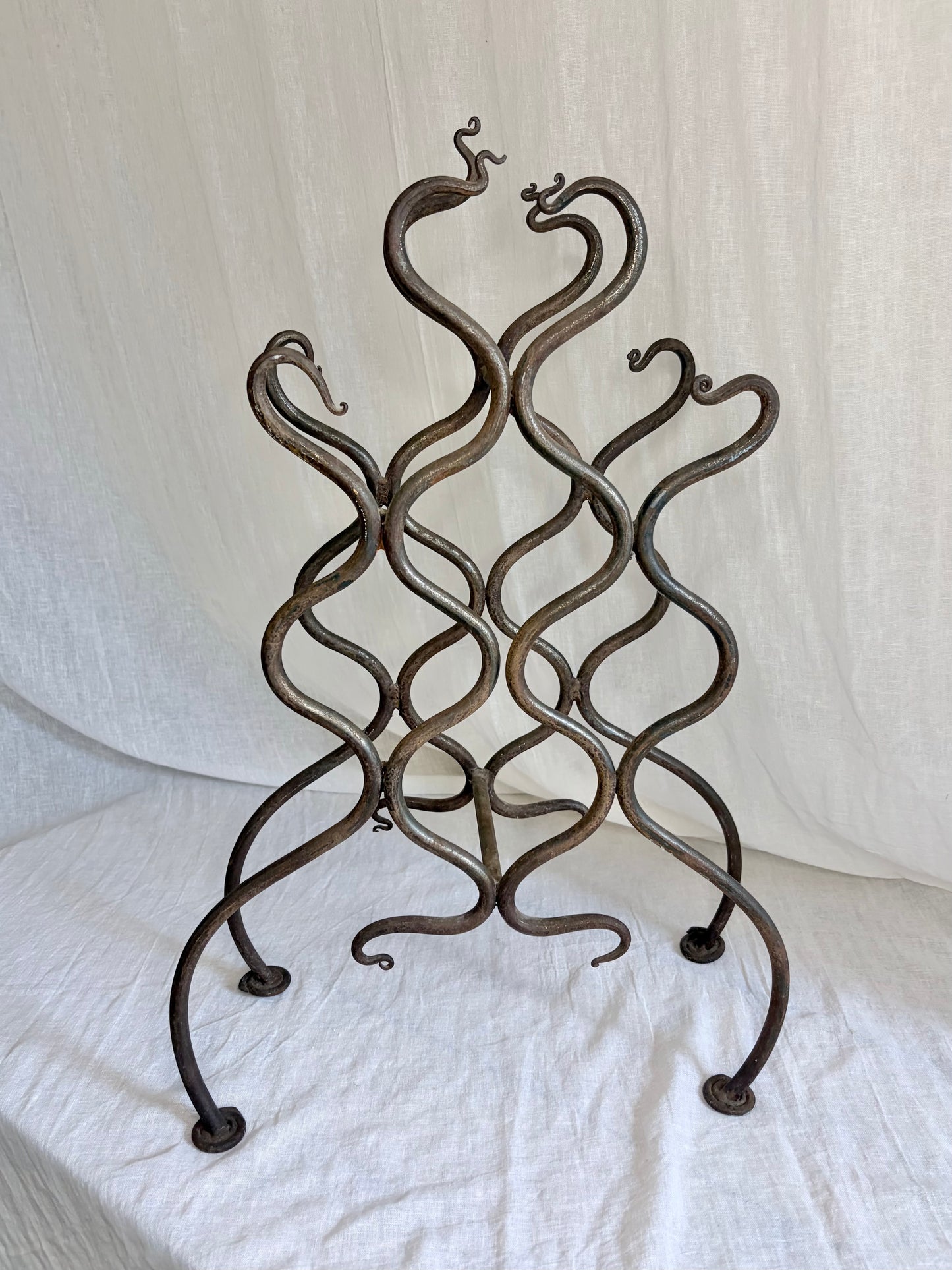 Small Forged Wine Rack