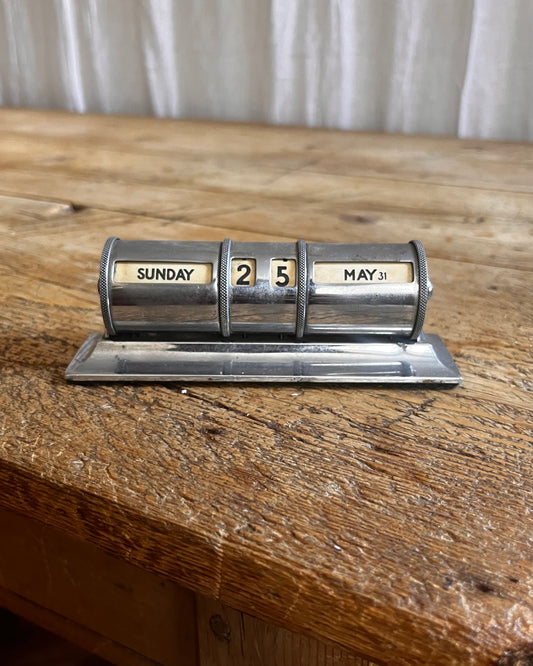 Vintage Perpetual Desk Calendar c1940