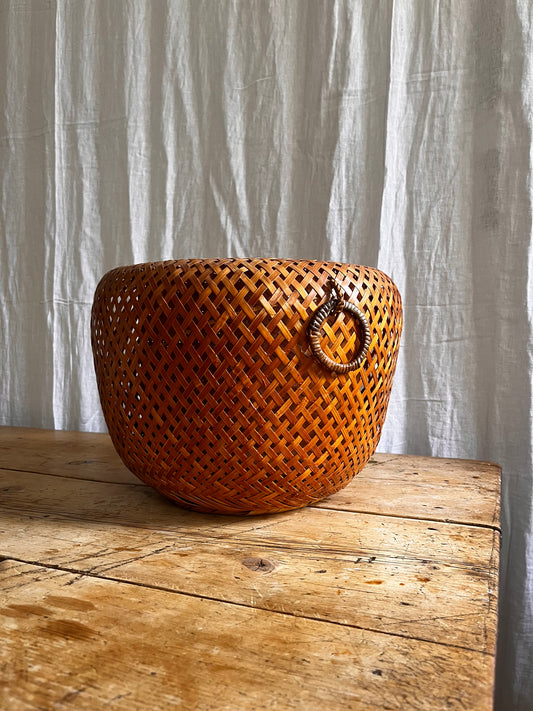 Vintage Hand Woven ‘Ikebana’ Basket