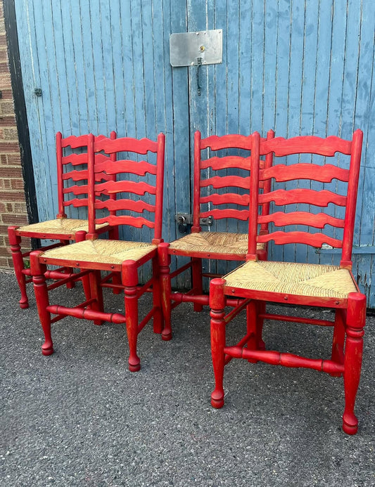 Set of 4 Scandinavian Dining Chairs