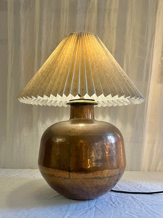 Large Indian Vessel Lamp