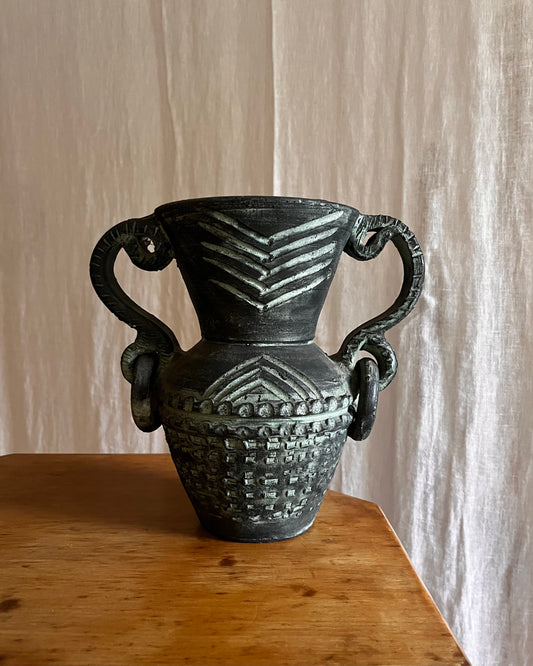 Brutalist Amphora Vase
