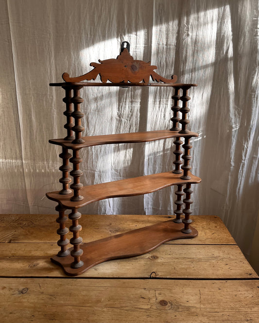 Antique Bobbin Spool Shelves