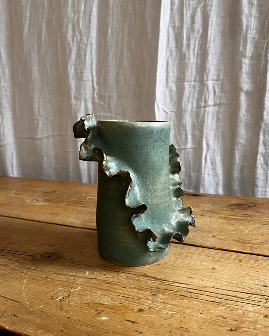 Vintage Frilly Vase