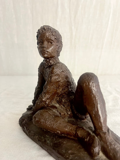 ‘Young Boy Seated’ By Karin Jonzen (1914-1998)