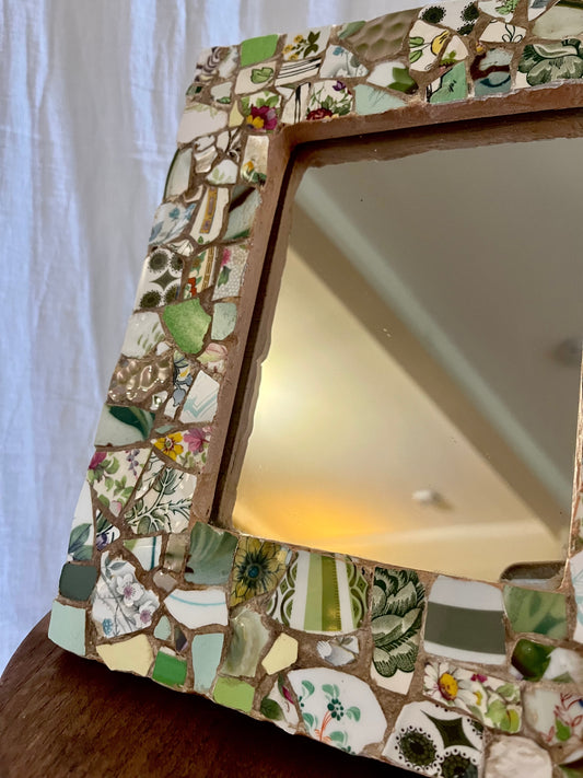 Small ‘Pique Assiette’ Table Mirror
