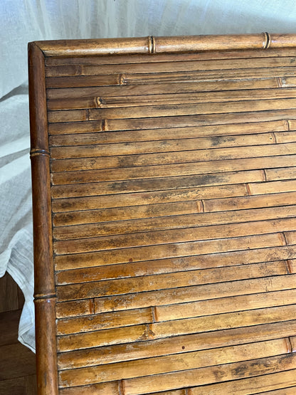 French Bamboo Coffee Table c1970