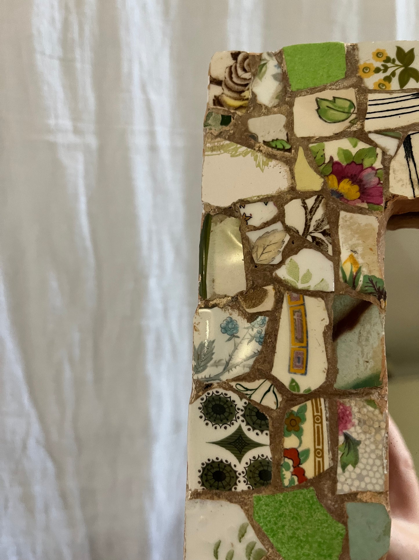 Small ‘Pique Assiette’ Table Mirror