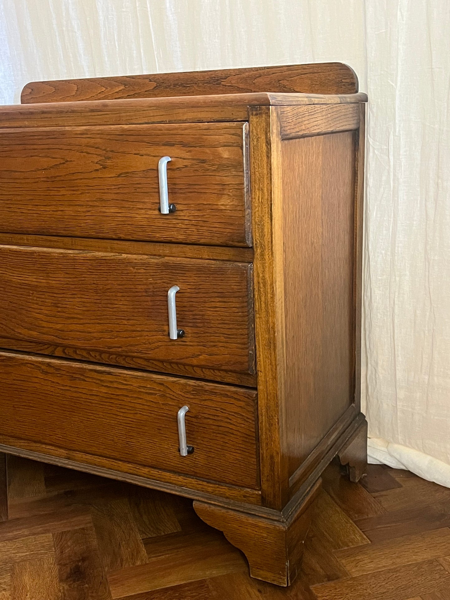 Art Deco Oak Chest Of Drawers