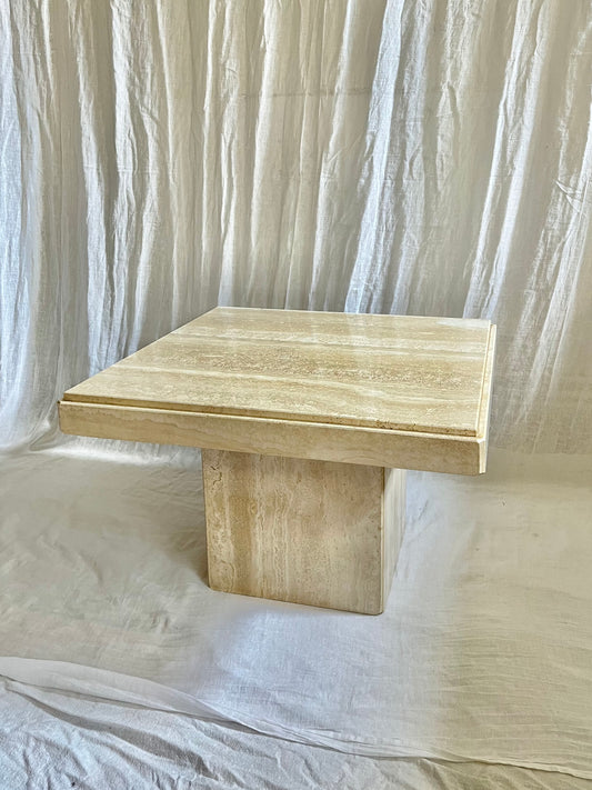 Italian Travertine Coffee Table