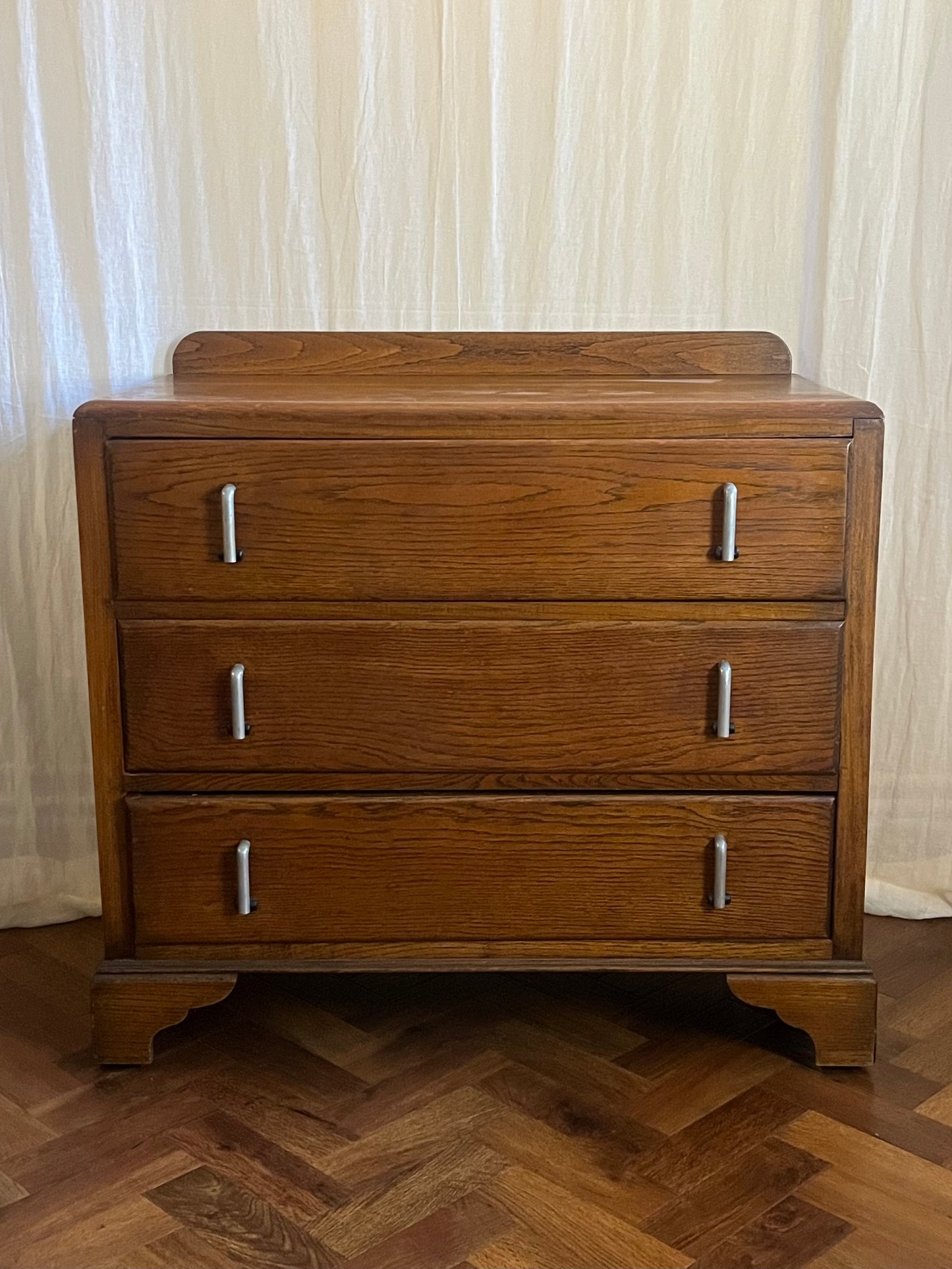 Art Deco Oak Chest Of Drawers
