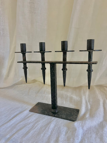 Swedish Brutalist Candelabra c1940