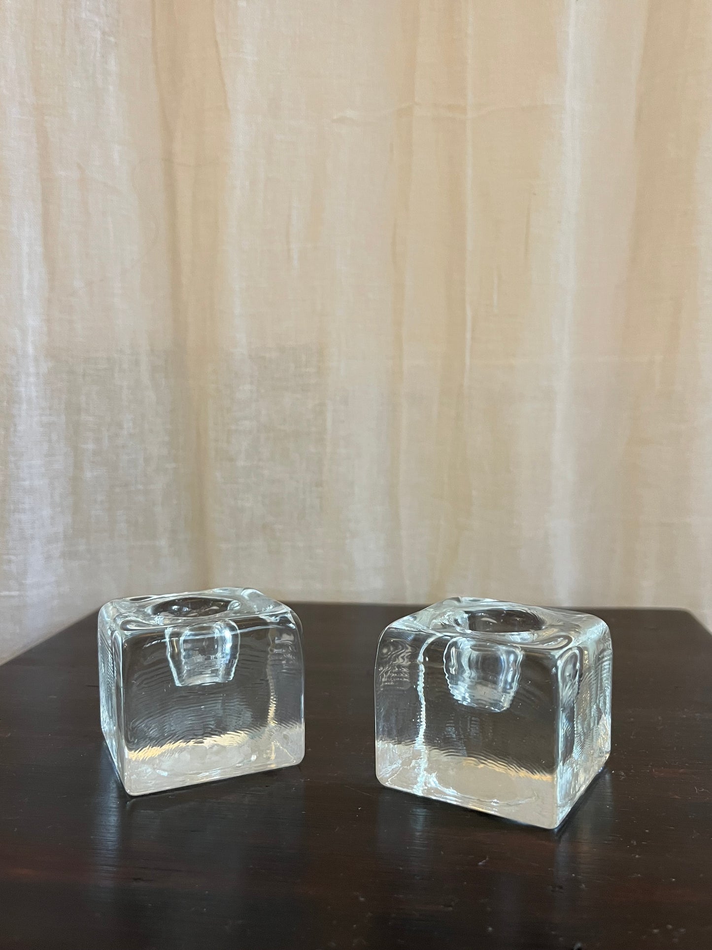 Swedish Ice Cube Candle Holders